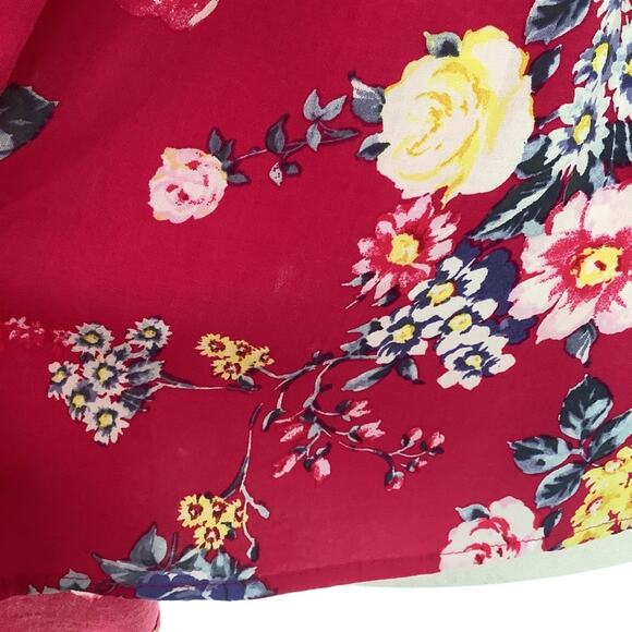 Torrid Floral Sweetheart Challis Racerback Swing Tank Top Babydoll Empire Waist - Picture 15 of 16